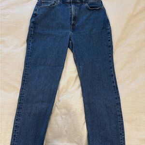 Abercrombie The Ankle Straight Ultra High Rise Jean